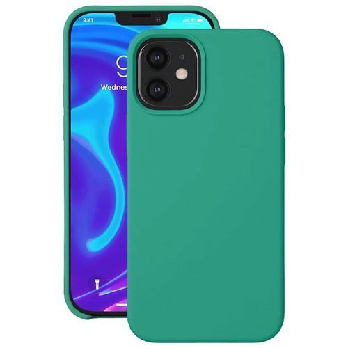 Накладка силиконовая Deppa Liquid Silicone Case Apple iPhone 12 Pro Max Green фото 